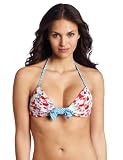 Modern Amusement Women's Country Club Floral Sweetheart Push Up Top