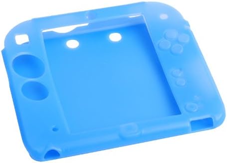 DHSHOP Blue Silicone Soft Protection Case for Nintendo 2DS