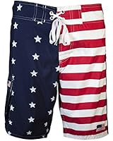 Men's American Flag Swim Trunks (Assorted Designs)