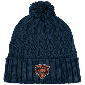 Chicago Bears Ladies Knit Hat with Pom