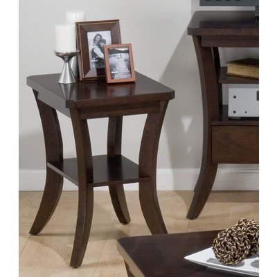 Jofran Joes Espresso 22x16 Chairside Table