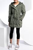 Pure Cotton Hooded Panelled Parka [T74-2308Z-S]