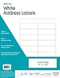 Merax Address Label for Laser and Inkjet Printer - 14-Up Matte - Size 4 X 133 - Comparable to Avery 5162 - 5262 - 5962 - 8162 - 8462 - 50 Sheets 700 Labels