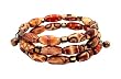 Bracelet - B94 - Handpainted Wooden Bead Wrap Around ~ Oval Beads