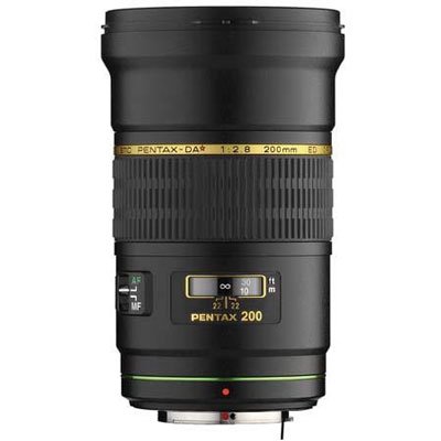 Pentax DA 200mm f/2.8 ED (IF) SDM Auto Focus Lens with Hood - U.S.A.