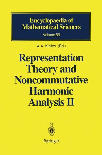 Representation Theory and Noncommutative Harmonic Analysis II: Homogeneous Spaces, Representations and Special Functions (Encyclopaedia of Mathematical Sciences)