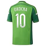 Adidas OKOCHA #10 Nigeria Home Jersey World Cup 2014/サッカーユニフォーム　ナイジェリア　ホーム用　ワールドカップ2014　背番号10　オコチャ (XL)