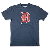 Detroit Tigers Brass Tacks Logo T-Shirt By Red Jacket