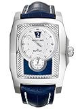 Breitling Bentley Flying B Mens' Automatic Watch Stainless Steel Silver Dial on Blue Leather Strap A2836212-C722-746P