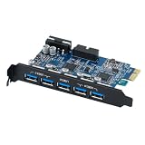 Orico USB 3.0 to PCI-E Card with 5 USB 3.0 Ports, 1 USB 3.0 20 PIN CONNECTOR and 4-Pin Power Connector for Desktops ~ Orico
