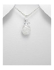 CZ Pendant Necklace In 92.5 Sterling Silver