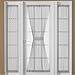 Sheer Voile 72-Inch French Door Curtain Panel, White