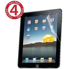 myGear Products LifeGuard Screen Protector Films for Apple iPad 2 - (4-Pack) Clear