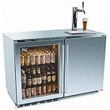 Perlick Hp48rt-s-3l-1r1 12.0 Cu. Ft. Capacity Refrigerator / Kegerator - Gl ....
