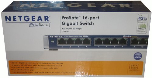 Netgear ProSafe Ethernet Switch (GS116NA)
