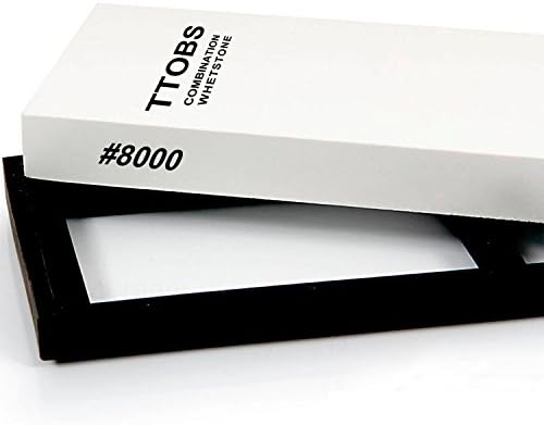 Whetstone, TTOBS 8000 Grit Whetstone Household Tool Grindstone Finished knife Grinder Mirror Finish Sharpening Stone Outdoor Knife Sharpener Kitchenware fit Sharpening and Polishing Edgesshing Edges