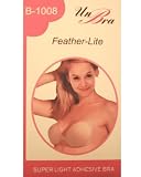 Strapless Self Adhesive Feather Light Fabric Bra Khaki Color
