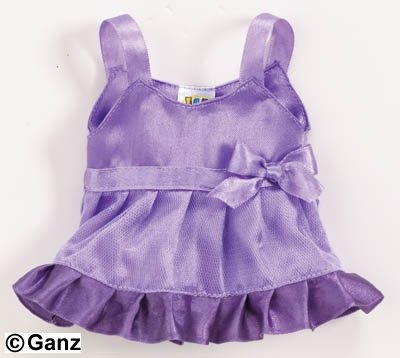 NEW Webkinz Clothing Lilac Sparkle Party Dress