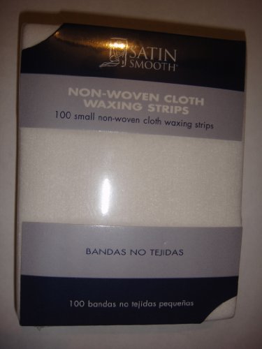 Satin Smooth Non-Woven Cloth Waxing Strips Small 1 1/2