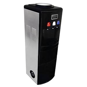 MicroLux Freestanding Hot/Cold Water Dispenser with Ice Maker Machine - ML560BK