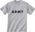 ARMY S/S T-Shirt - Authentic Military Style Physical Training T-Shirt in gray