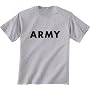 ARMY S/S T-Shirt - Authentic Military Style Physical Training T-Shirt in gray