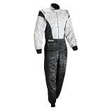 Sparco Racewear - Competition Suit - TECH-LIGHT (58 or Large/XLarge; Black/White)