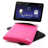 DURAGADGET 10.1 Inch Pink And Black Reversible Water And Impact Resistant Carry Case For Motorola Xoom 10.1 Inch Android Tablet