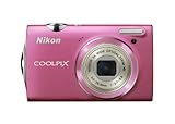 Nikon Coolpix S5100 Digitalkamera (12 Megapixel, 5-fach opt. Zoom, 6.7 cm (2.7 Zoll) Display, HD-Videofunktion) pink