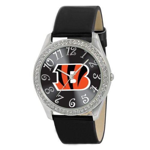 Game Time Women's NFL-GLI-CIN Glitz Classic Analog Cincinnati Bengals Watch