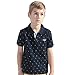 Leo&Lily Boys' Anchor Printed Polo T-Shirt