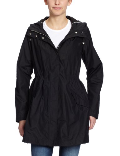 Geox Damen Parka Regular Fit, W2220TT1202, Gr. 44 (I 50), Schwarz (black F9000) Preisvergleich