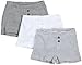 Burt's Bees Baby Baby Boys' 3 Pack Boxer Shorts (Baby) - Gray/Cloud