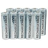 Lenmar PRO1025 2500mAh Rechargeable AA NiHM Battery 10 Pack