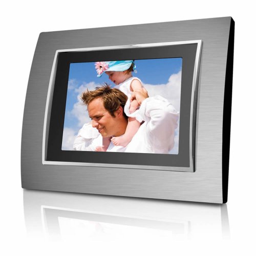 Coby DP-887 8-Inch Digital Photo Frame with MP3 Player  2 Metal Frames