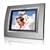 Coby DP-557 5.6-Inch Digital Photo Frame with MP3 Player (Silver Metal)