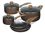 Review Furniture On The Web  / Halifax Bronze Eight Piece Cookware Set