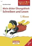 Produkt-Bild: Dorothee Raab - Lernen mit Rufus Rabenschlau: 1. Schuljahr - Mein dicker &Uuml;bungsblock: Schreiben und Lesen: Band 250. &Uuml;bungsblock. Extra: Abc-Puzzleposter