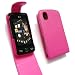 EMARTBUY LG KP500 COOKIE SOFT PREMIUM PU LEATHER FLIP CASE/COVER WITH BUILT IN PHONE HOLDER PINK + SCREEN PROTECTOR