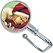 Sleepy Christmas Puppy Dog Purse Hanger and Pouch