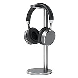 Satechi アルミニウム ユニバーサル ヘッドホン スタンド　（Sennheiser, Sony, Audio-Technica, Bose, Shure, AKG, Panasonicヘッドホンなどとの使用に最適） (スペースグレイ)