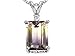  : 12.20 CTS 925 14K GOLD PLATED SILVER GENUINE AMETRINE PENDANT 14KT WHITE GOLD