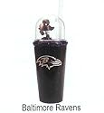 Pack of 5 NFL Baltimore Ravens Wind-Up Mascot Drink Cups