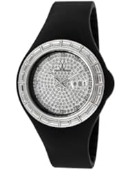 ToyWatch JELLY JY08BK Plastic Case Black Silicone Mineral Womens Watch