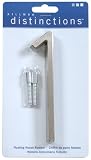 The Hillman Group 843211 5-Inch Number 1 Floating Mount House, Brushed Nickel