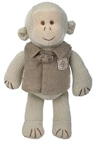 Miyim Organic Fairytale Knit Collection - 9" Baby George The Monkey