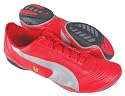 PUMA Scattista Lo Mens Red Silver Athletic Shoes