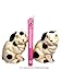 2 Ceramic Rabbit Bookends Image