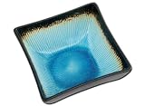 Kon Tiki Blue Collection 4 - Square Soup Cereal Bowls by Caldo-Freddo®