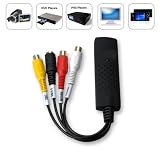New Quality USB Video TV VHS DVD Capture Adapter (Transfer your videos to DVD or PC Hard disk)